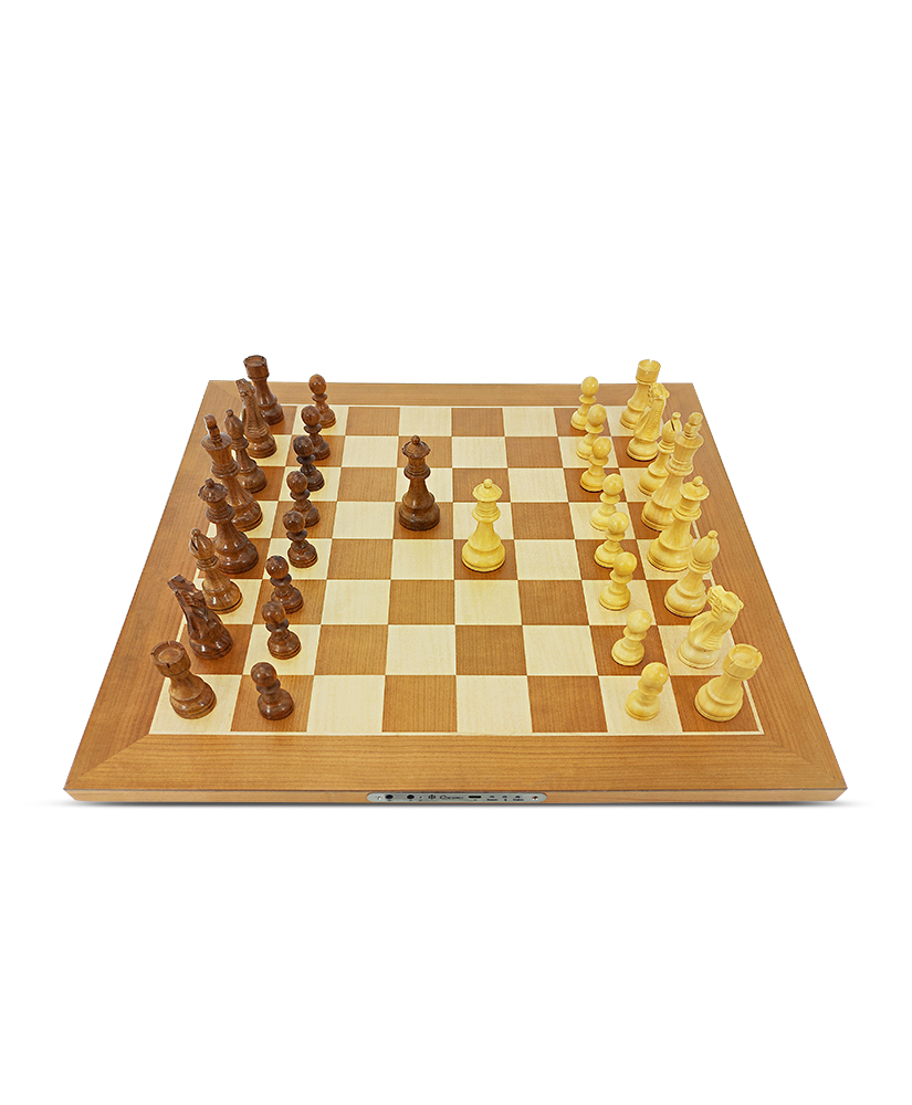 Chessnut Pro standalone wooden board - tournament size smart chessboard without pieces