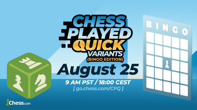 Chess Played Quick - Variants (Bingo Edition): All The Information