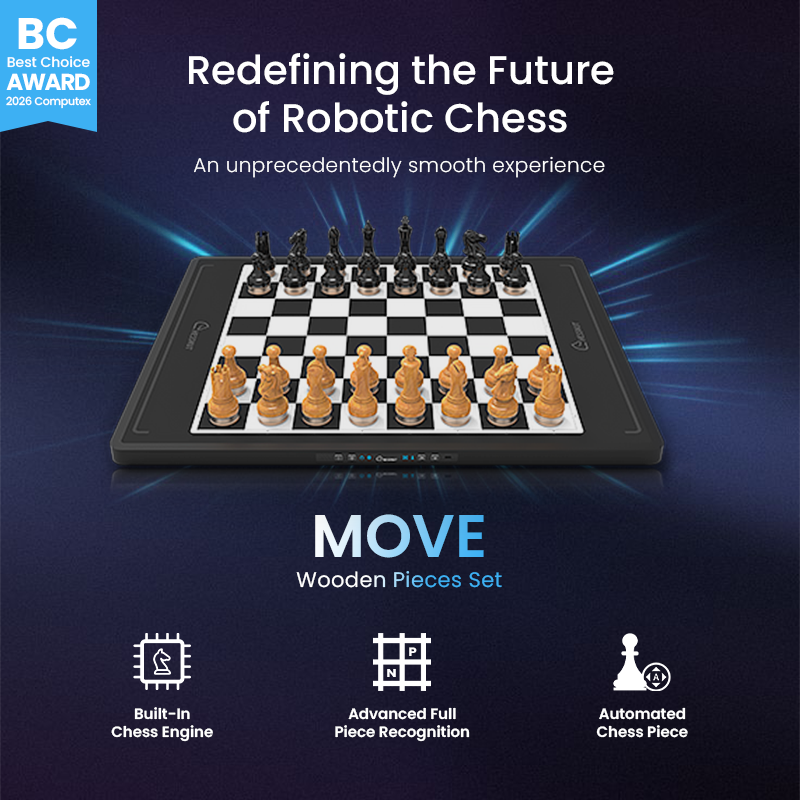 Chessnut Move – Fortschrittliches Roboter-Schachbrett mit Holzfiguren