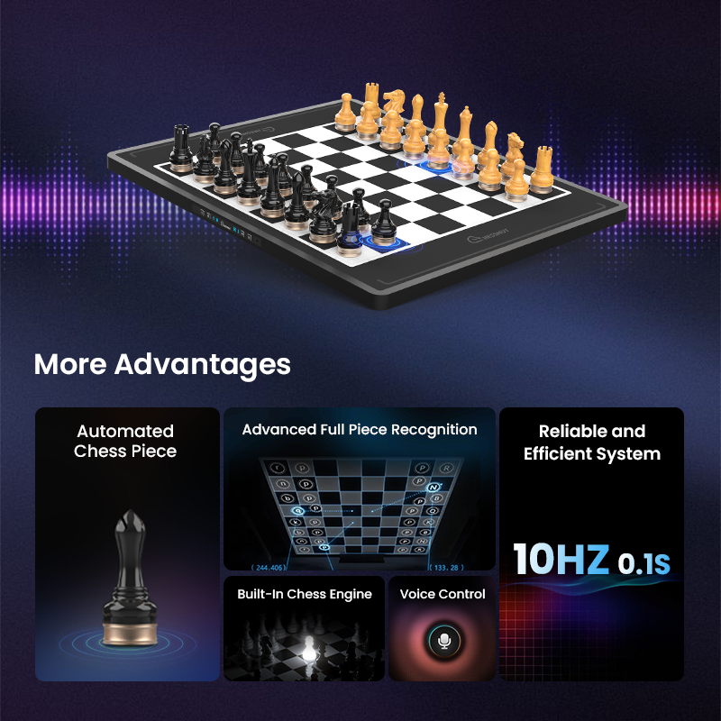 Chessnut Move – Fortschrittliches Roboter-Schachbrett mit Holzfiguren