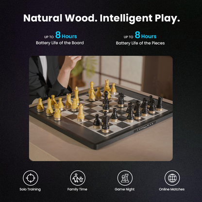 Chessnut Move – Fortschrittliches Roboter-Schachbrett mit Holzfiguren