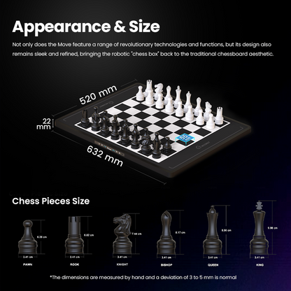 Chessnut Move - Scacchiera automatica avanzata con pezzi in plastica