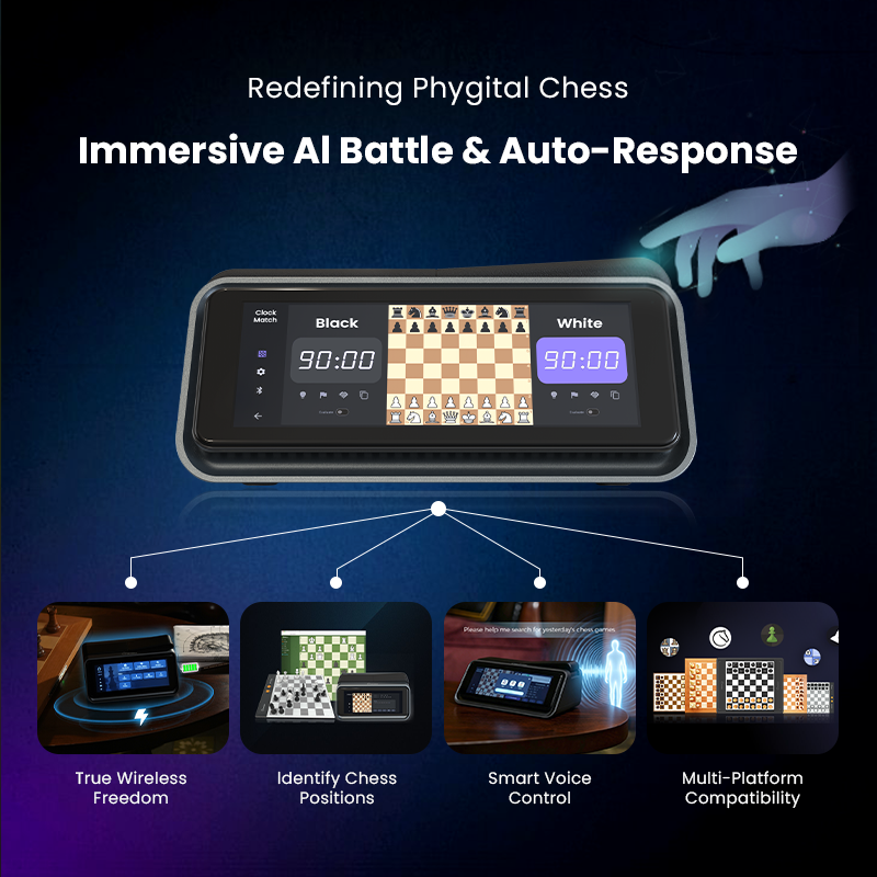 Chessnut Companion with AI battle, auto-response, voice control and smart board integration