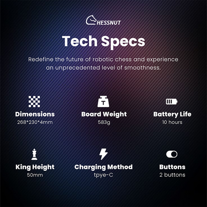 Chessnut Go travel chess set accessories: USB-C cable, carrying pouch, and quick start guide