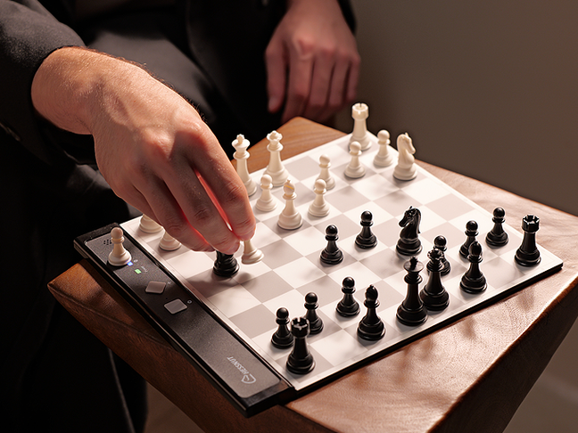 Chessnut Go portable electronic chessboard for travel play