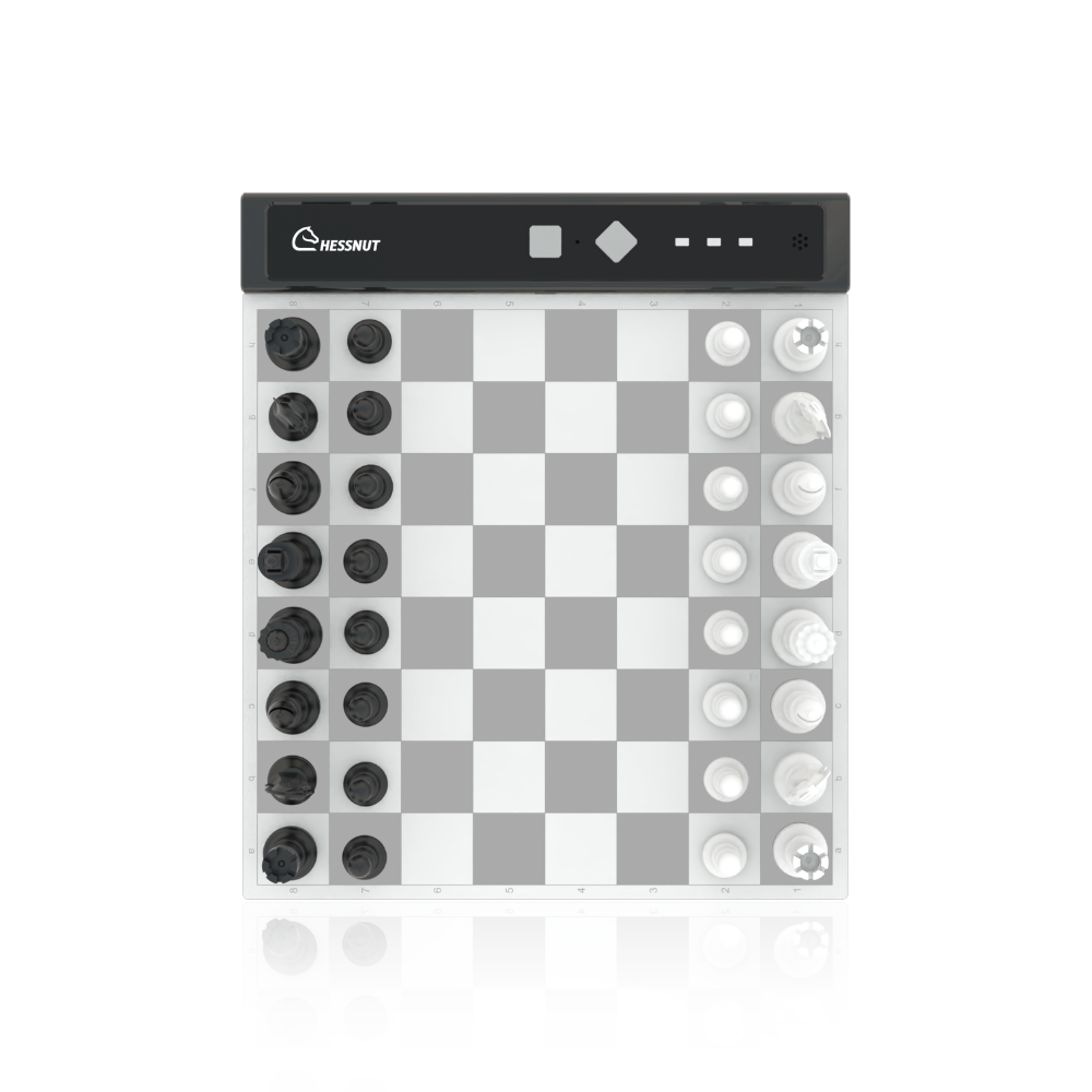 Chessnut Go ultra-thin portable electronic chessboard - the thinnest smart travel chess set with full piece recognition