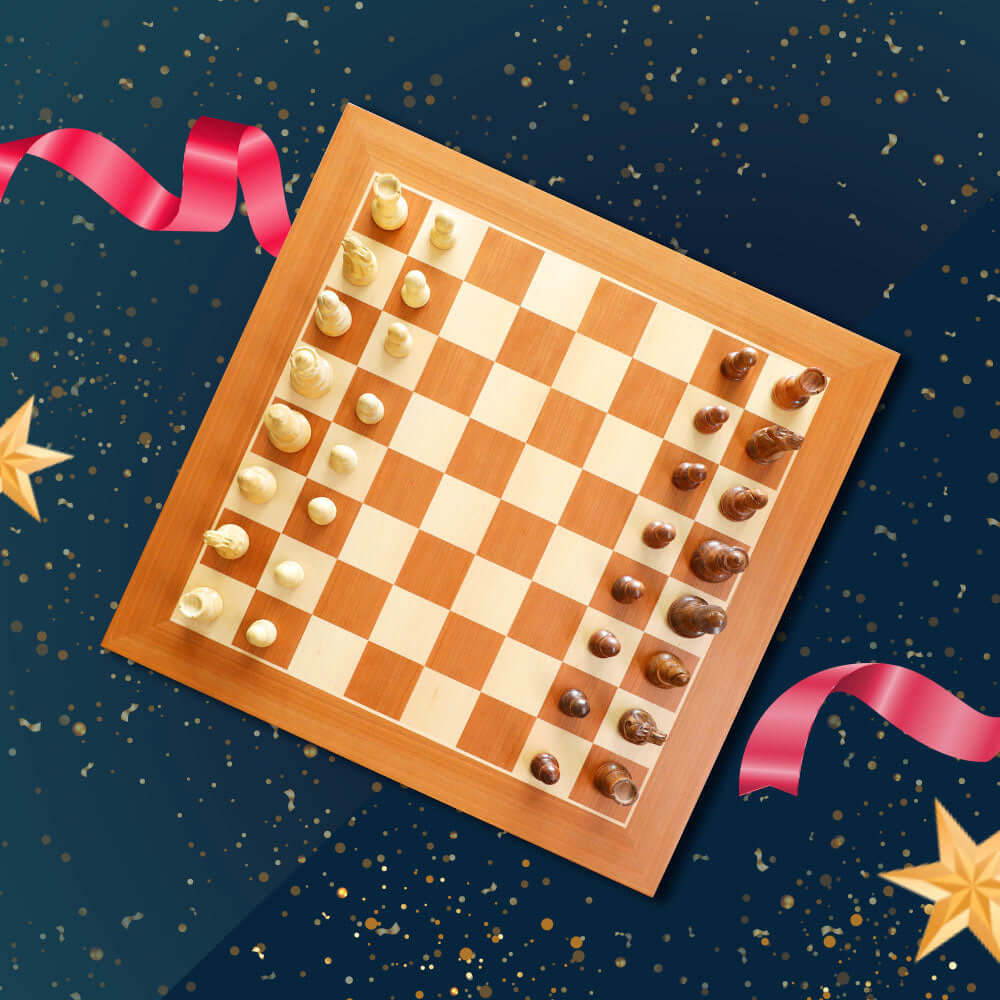Chessnut Pro tournament size smart chessboard top view
