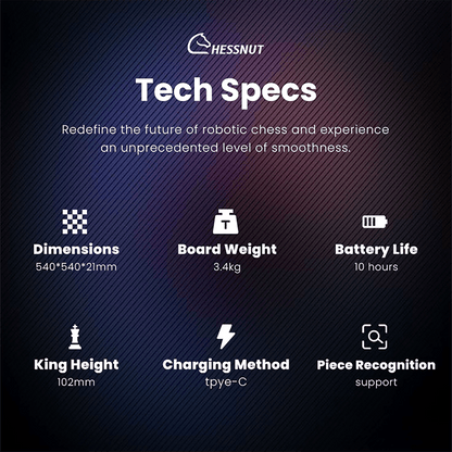 Chessnut Pro tournament electronic chess set connected to laptop for online correspondence chess