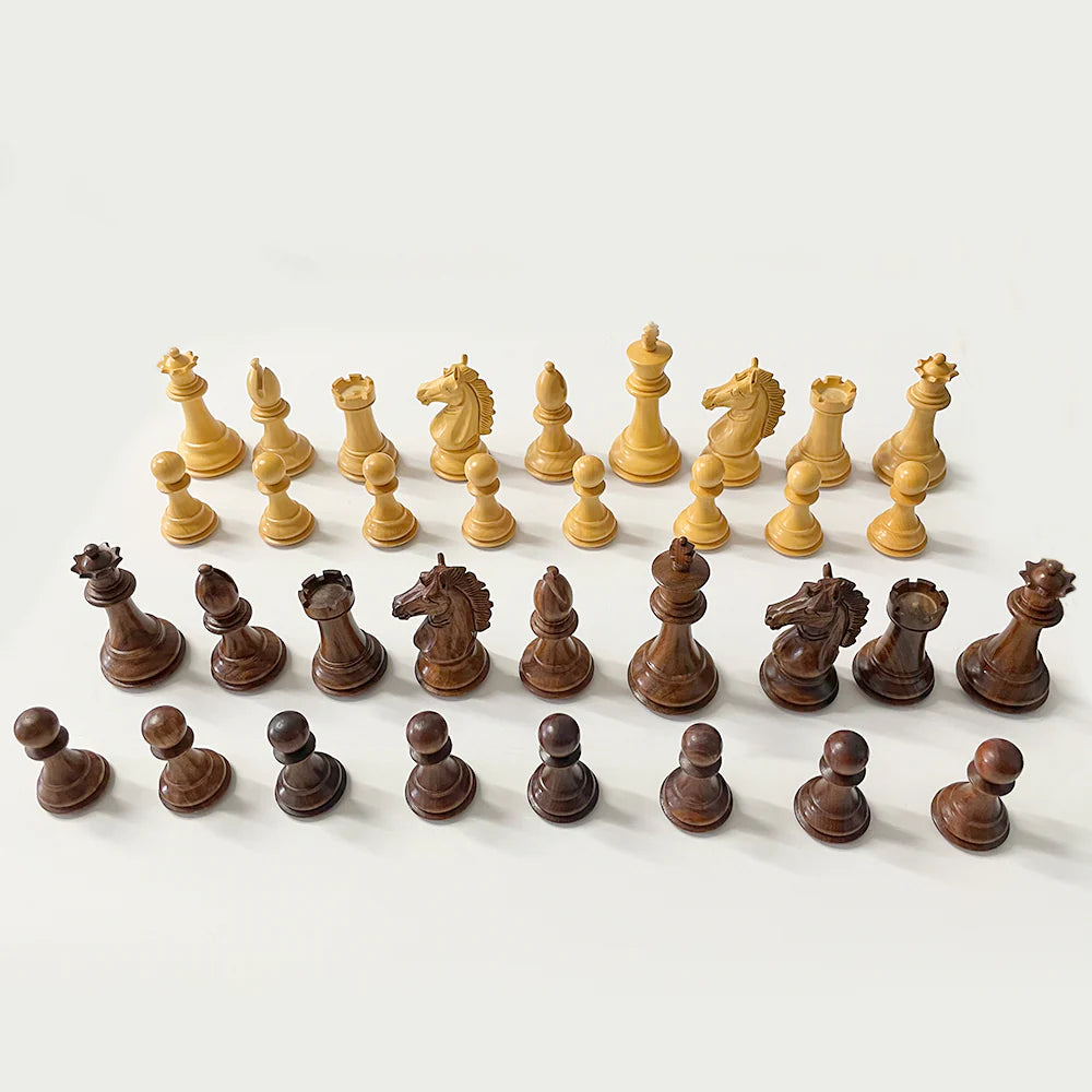 Chessnut Pro premium tournament chessboard top view - whole wood construction with embedded sensors