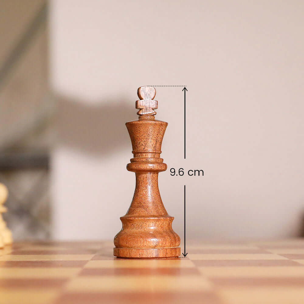 Chessnut Pro wooden electronic chessboard with premium pieces