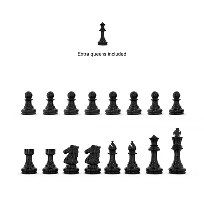 Chessnut EVO chess pieces complete 32-piece set with felt base
