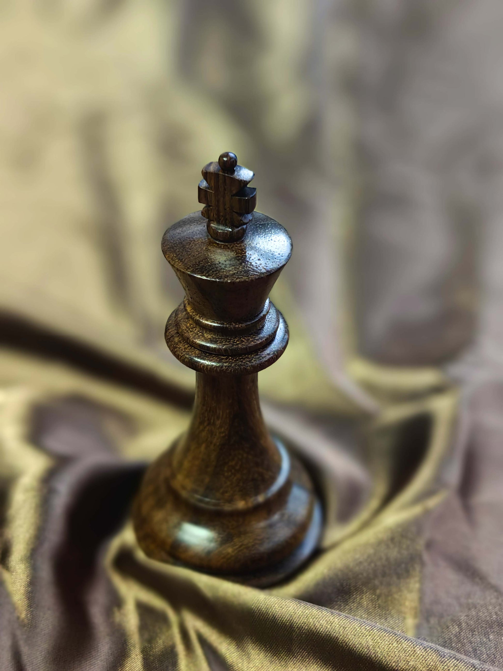 Chessnut Pro premium wooden pawn pieces with felt base for smooth board movement