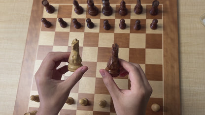 Chessnut Pro regular wooden pieces compatible with Chessnut Pro electronic chessboard