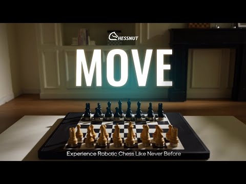 Chessnut Move robotic chessboard demo - watch automatic piece movement and photo auto-setup in action