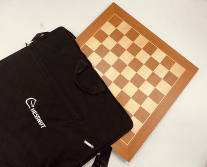 Chessnut Pro carrying bag side view - fits full-size 21 inch chessboard and pieces