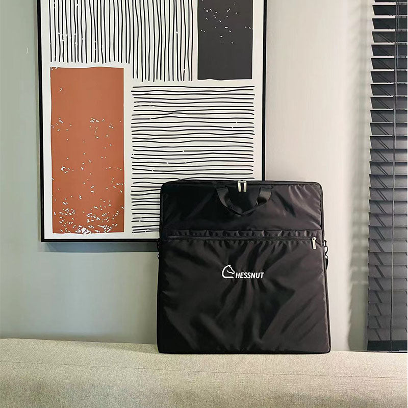 Chessnut Pro travel bag zipper detail and durable fabric material